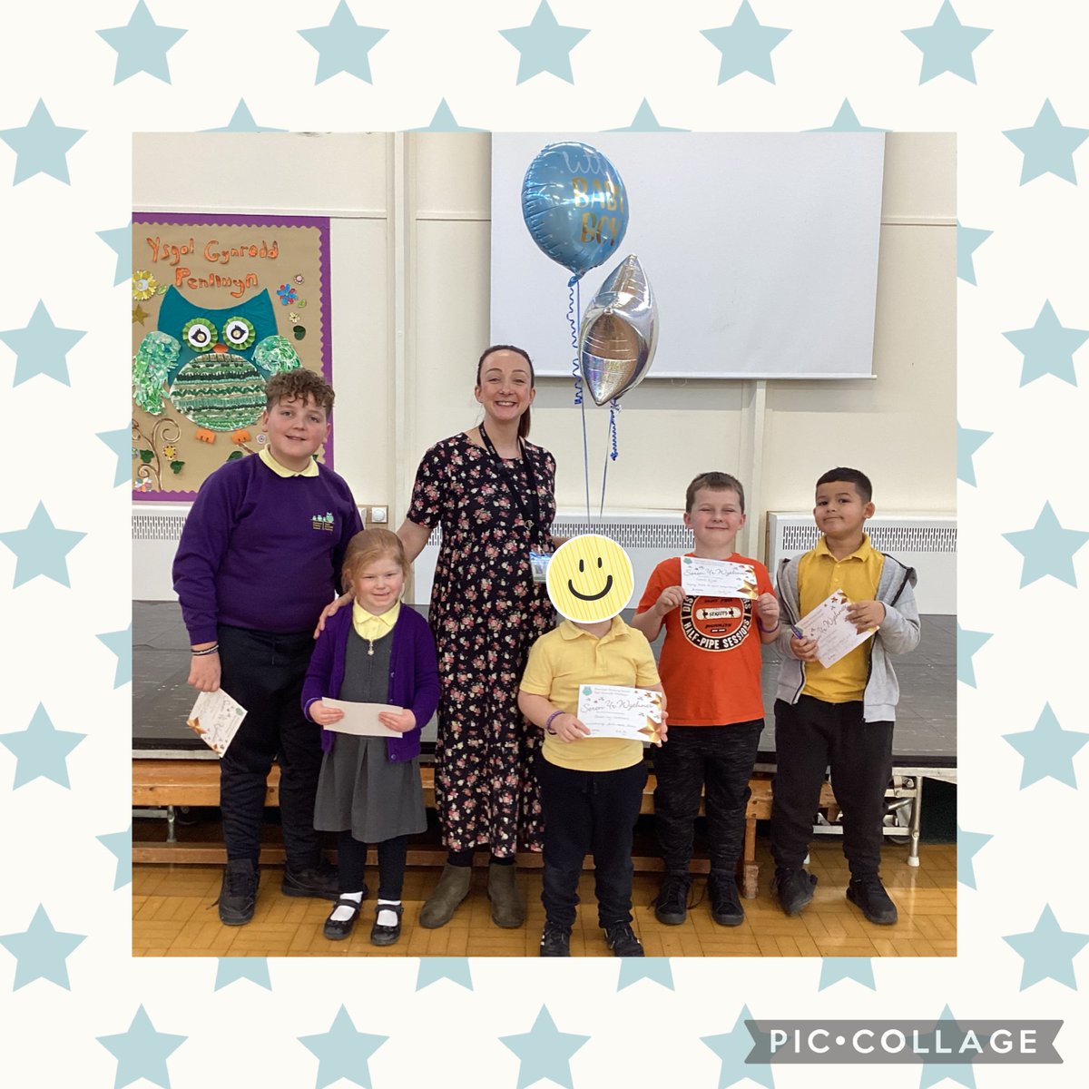 🩵💛💜We had lots to celebrate today! Mrs Jones held our celebration assembly early and we had a to say goodbye and good luck to Mrs Baker as she leaves us today to start her maternity leave. Don’t forget to send us lots of pictures and visit us when you can @MrsRBaker 🩵💛💜