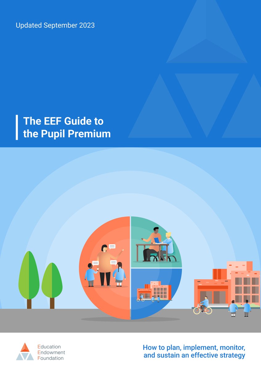 🌟 Our updated Pupil Premium guide and accompanying resources are aimed at senior leaders in primary and secondary schools, as well as Pupil Premium leads. They’re also useful for school governors and trustees. Take a look: ow.ly/u2Ul50QsaEY 1/4