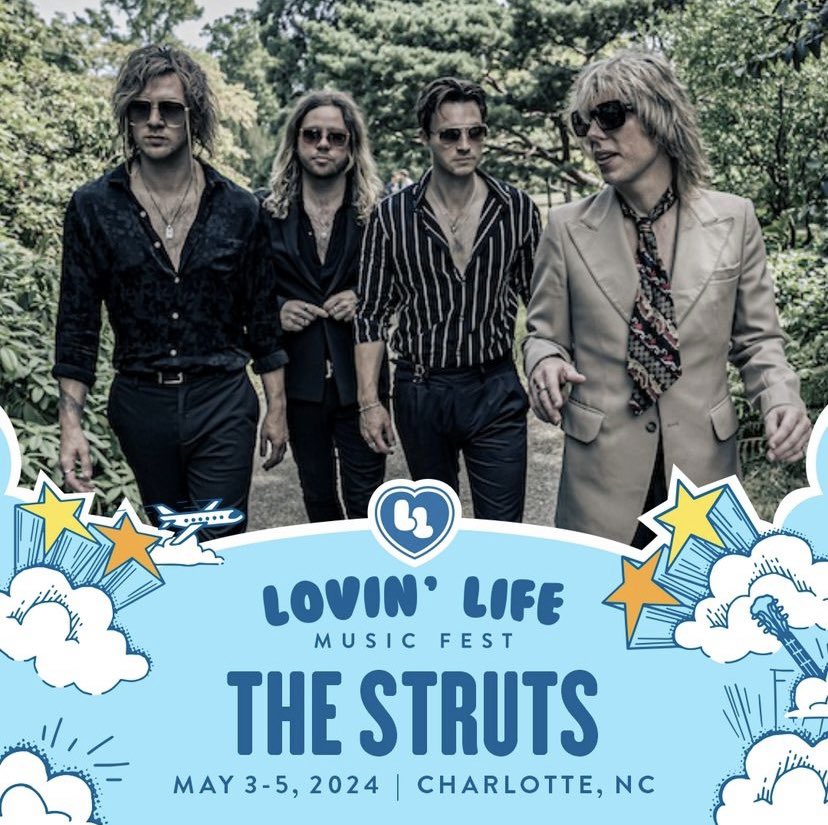 iamjustinreid's tweet image. The #LovinLifeMusicFest has just released a new batch of artists for this years fest! Please welcome, Grammy Nominated and Charlotte native @DaBabyDaBaby who will be blazing the stage! Alongside the acclaimed British band @TheStruts &amp;amp; many more 💨