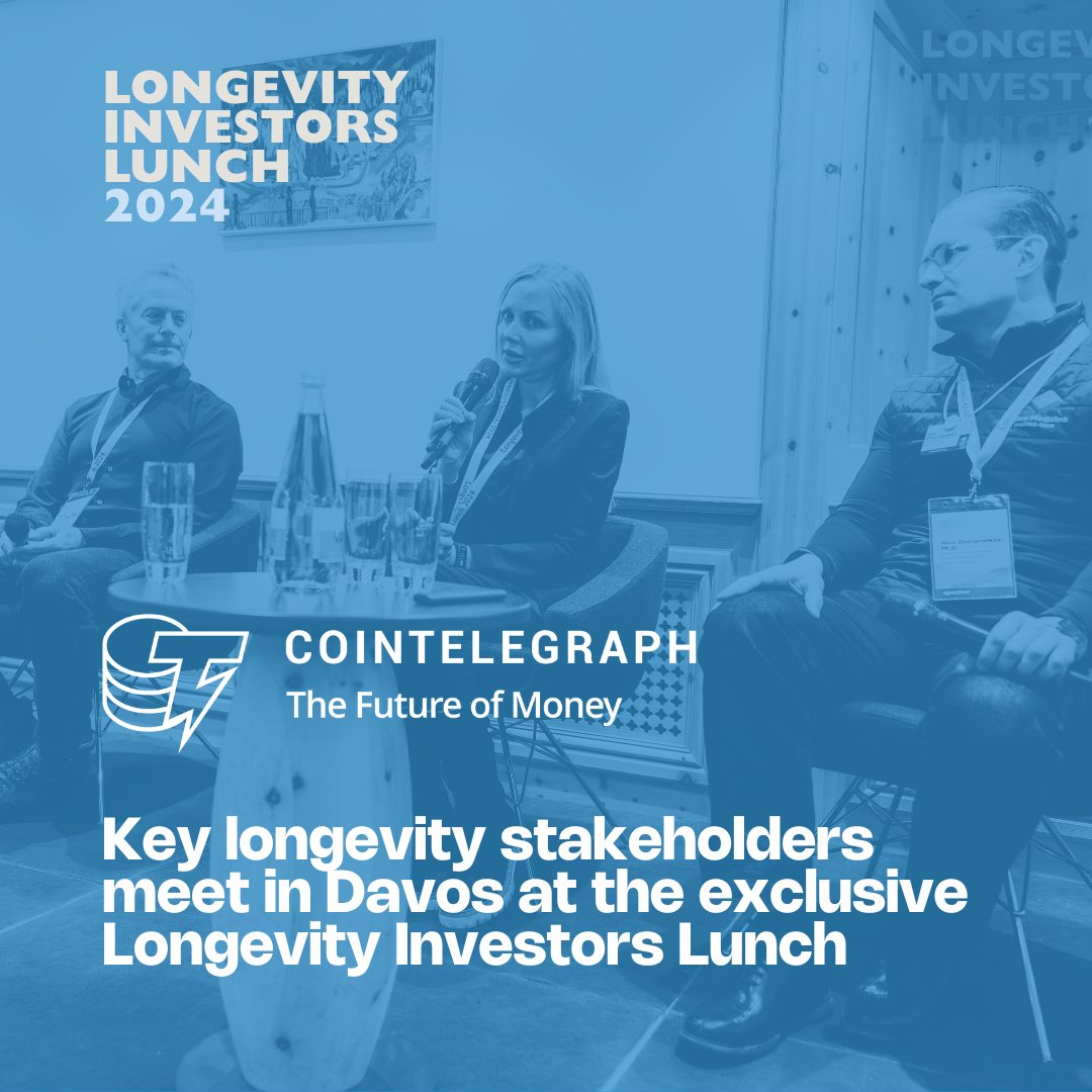 'Longevity Investors Lunch, a satellite event dedicated to exploring longevity and rejuvenation, convened during the World Economic Forum on January 16th. In a completely oversubscribed event, more than 60 investors and influential thought leaders convened, showcasing the…