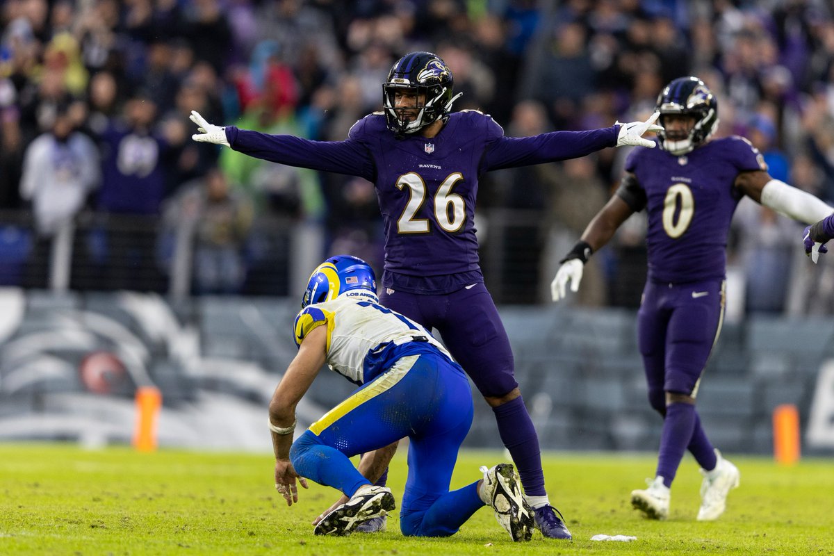Geno Stone's journey to the NFL: 🔘21st safety taken in 2020 draft (7th round) 🔘Waived twice by Ravens his rookie season 🔘Claimed off waivers by Texans 🔘Signed back to Ravens in 2021 after Houston didn't extend him a qualifying offer 🔘Named starting FS in Week 6 of 2022…