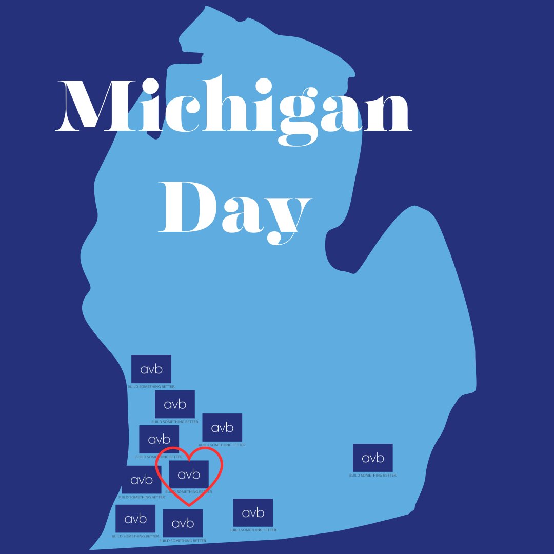 Happy National Michigan Day! We are proud to Build Something Better throughout our beautiful state of Michigan 💙
#NationalMichiganDay #BuildSomethingBetter