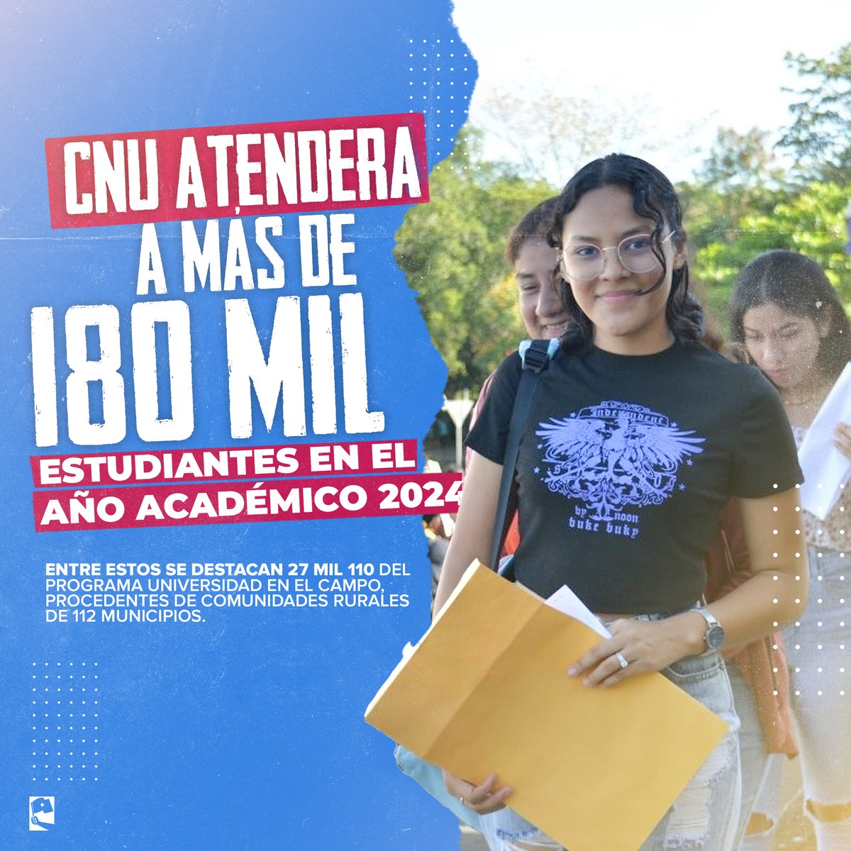 #Nicaragua | Las instituciones educativas pertenecientes al Consejo Nacional de Universidades (CNU), específicamente las Universidades Públicas, Comunitarias e Interculturales, se proponen brindar atención académica a una cifra significativa de 180,220 estudiantes durante