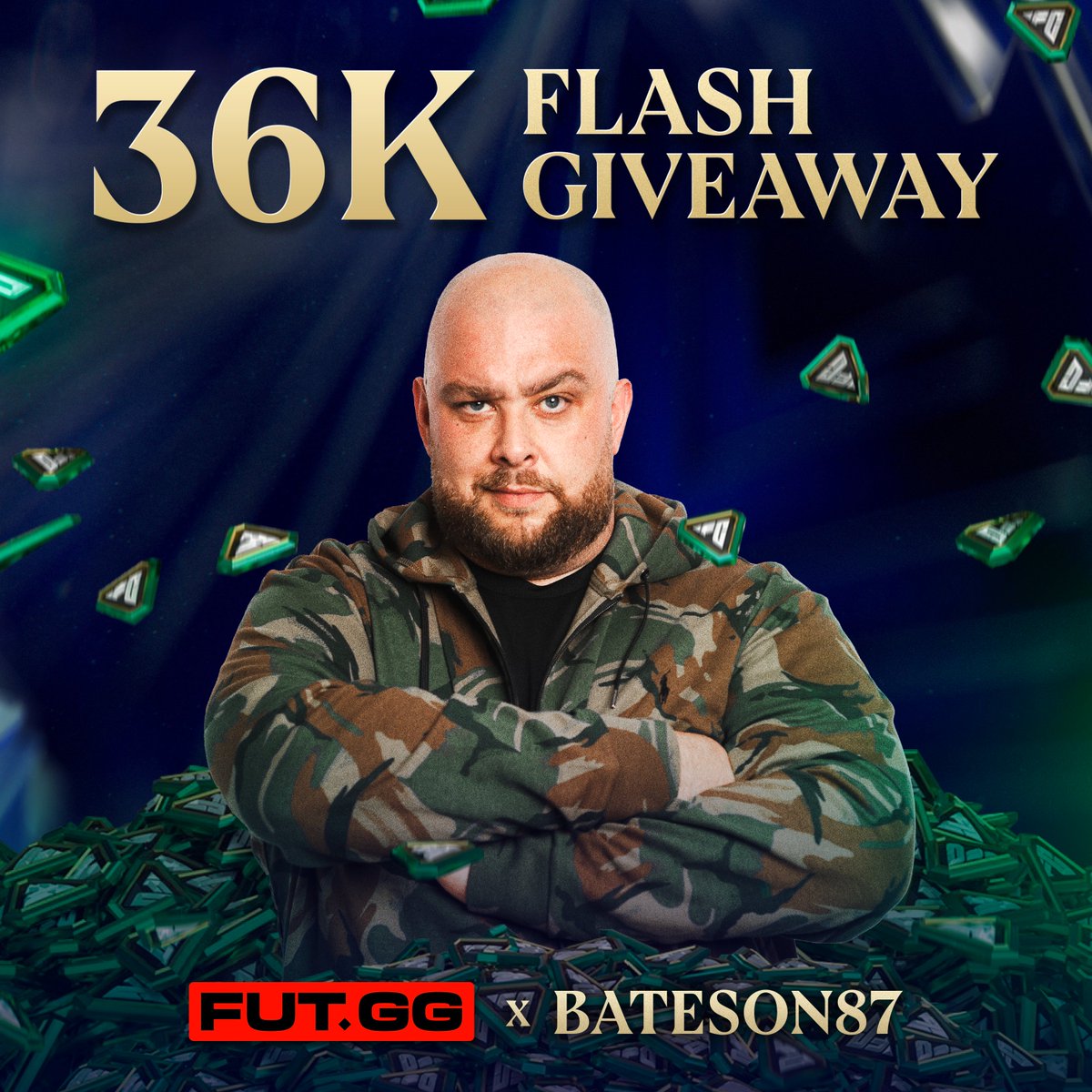 ⚡️⚡️ FLASH TOTY GIVEAWAY ⚡️⚡️ Win 36,000 FC Points for TOTY this weekend — from the team at @FUTxGG 🤝 To enter 👇 ❤️ Like 🔁 Repost 🤝 Follow @FUTxGG + @bateson87 Buzzing to check out all the TOTY evolutions on the site!