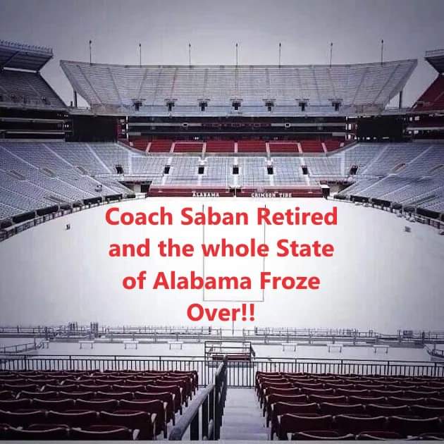 They said hell will freeze over before USF would beat BAMA... Well it has... Completing the mission 2024... Book it!!