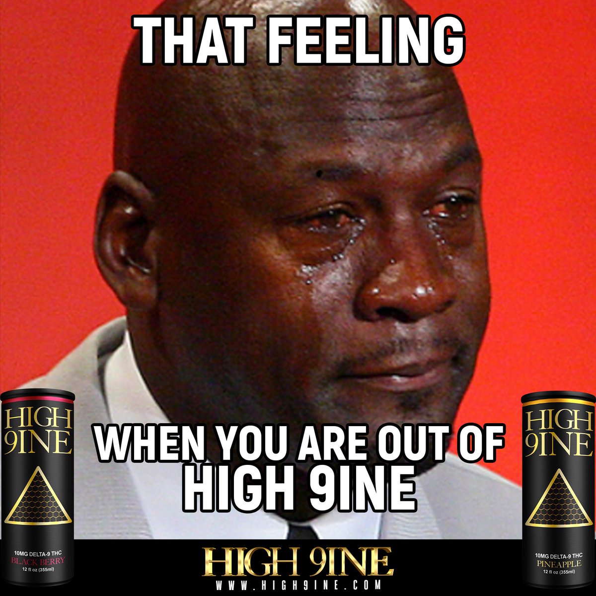 The Good News is you can order more at HIGH9INE.com. Free 2-Day Biz Shipping for All orders and use discount code: HIGH10 for 10% off your purchase
#drinkhigh9ine #weed #thc #caffeine #cocktail #nohangover #fitness #training #alcoholsucks #stonerfam #CannabisCommunity