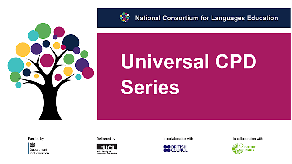 Join our next #CPD webinar for #mfl teachers, 1 Feb, 5-6pm. Motivation through Foundational Knowledge: The Three Pillars. Find out more and register: bit.ly/3U0kY4x

#mfltwitterati