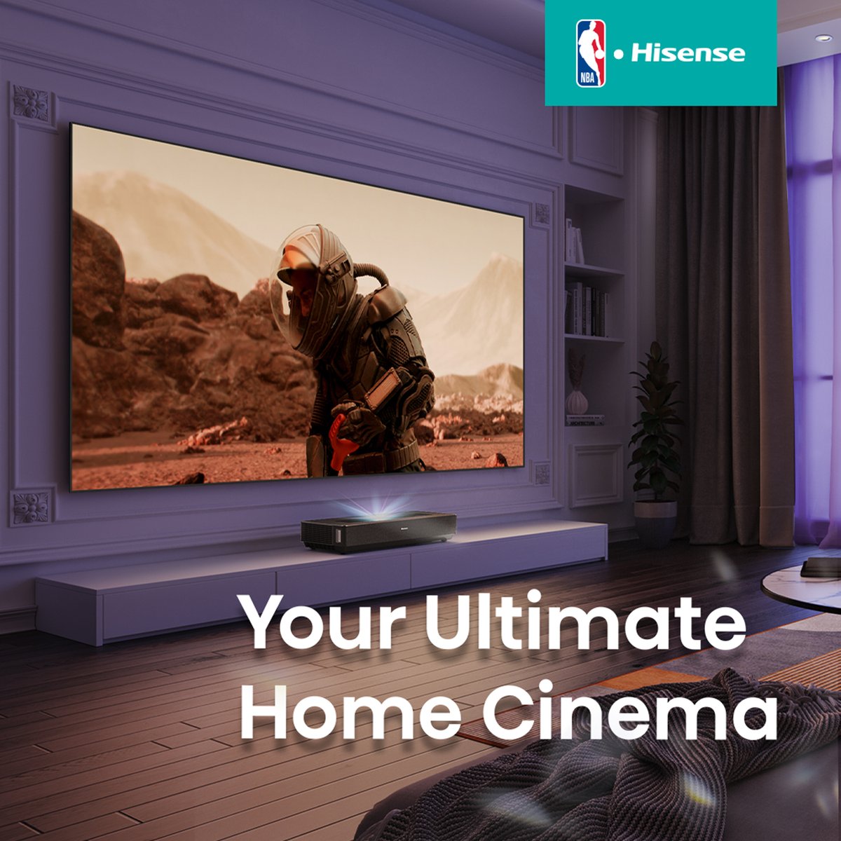 🏠 Transform your living space into a cozy cinematic experience with the #Hisense Laser TV. Experience premium quality visuals that bring your favorite stories to life, right in the comfort of your home.

#HisenseLaserTV #HisenseHome #HomeTheater #Lifestyle