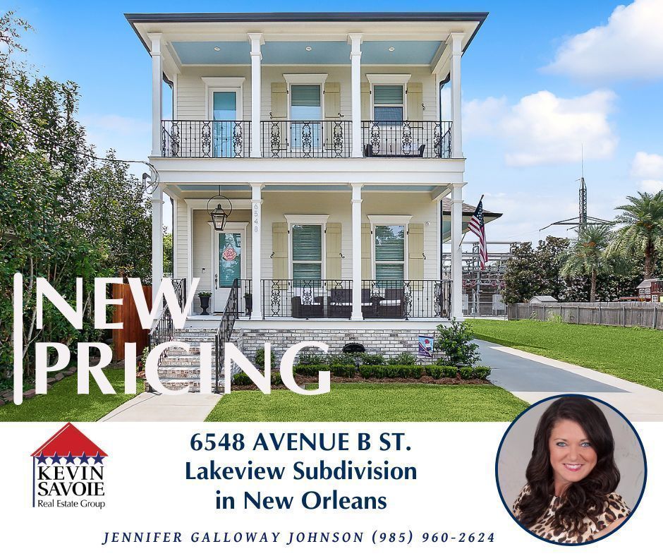 KevinSavoie's tweet photo. #NewPricing! 🎉 Make this your dream home in the sought after Lakeview neighborhood minutes from Fleur De Lis Park &amp; Playground! LOW ASSUMABLE FLOOD INSURANCE &amp; an unbeatable location.

Newly priced at $592,500

📸 Visit our website for more info 
🌐 https://t.co/bpKbyVXHcn https://t.co/f1LThBuH71