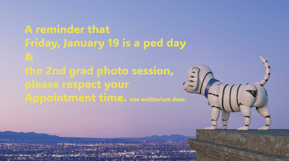 hsbmedia's tweet photo. Friday, Jan 19 Ped Day. https://t.co/YtlF5KNMAo