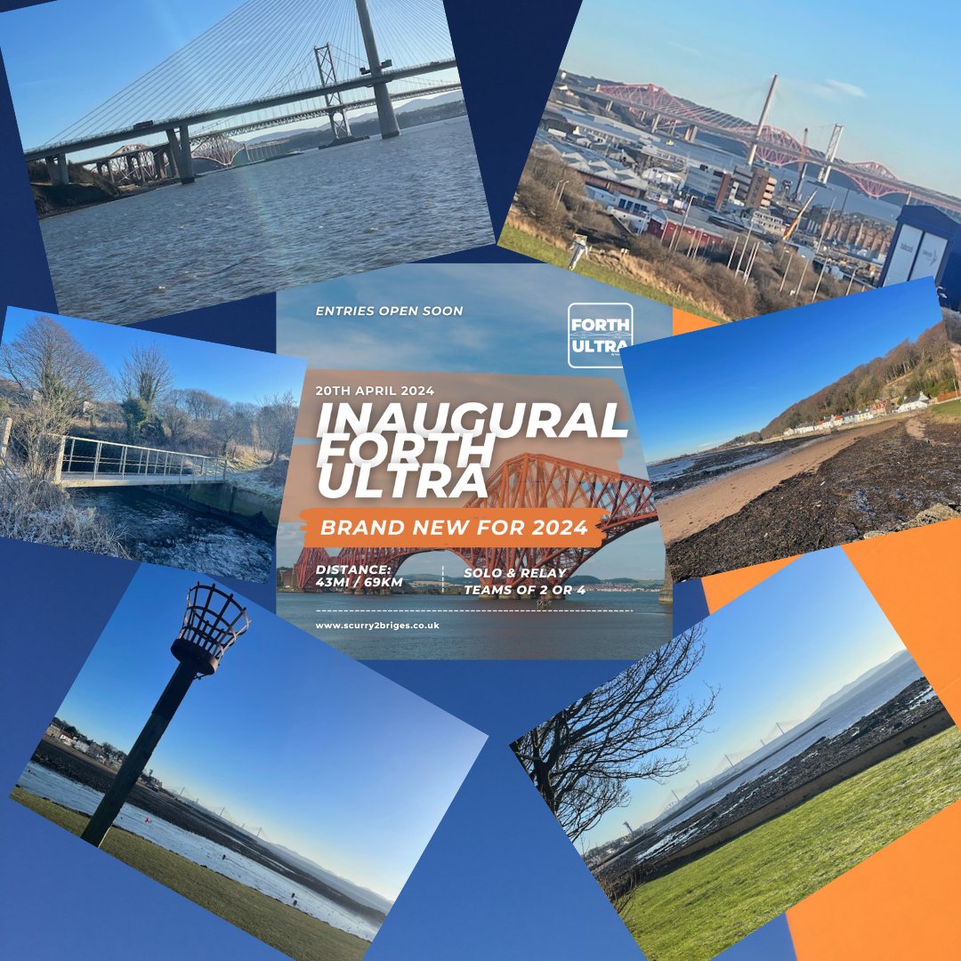 EventsScurry's tweet image. Stunning blue sky pics on today's Forth Ultra recce! - Come and join us for the Forth Ultra and Team Relay on Saturday 20th April 2024 📷
Solos - Pairs and teams of 4 still available!📷📷
entrycentral.com/forthultra
#forthultra forthultra.co.uk