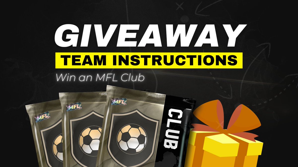 playMFL's tweet image. MFL GIVEAWAY 🎁

We wanted to share our excitement about the release of Team Instructions – an absolute game-changing feature – with a little giving!

x3 MFL Clubs up for grabs!

To enter:
⚽ Follow us  @playMFL
❤️ Repost/RT &amp;amp; Like
🧠 Tag a strategic thinker

#Giveaway #onFlow