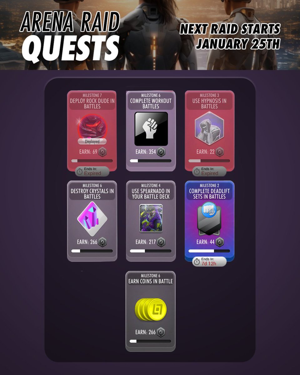 blackbox_vr's tweet photo. Don't underestimate the power of completing Team Quests! 👀 By tackling these quests together, the entire team will earn powerful boosts to dominate the Arena Raids at the end of the month! 💥 #blackboxvr #teamquests #boosts #arenaraids https://t.co/71DFA4wGQP