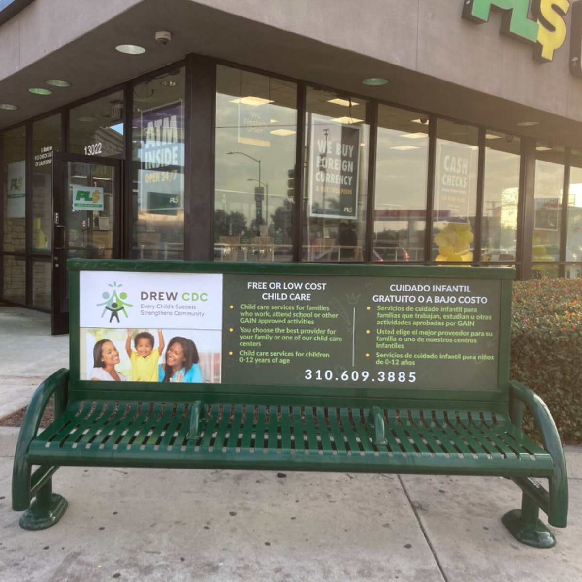 busbenchads's tweet photo. Discover the future with Drew Child Development Corporation! Our Los Angeles bus bench ad campaign is here to make a difference in the lives of children and families.💫 #DrewChildDevelopment #LosAngeles #BrighterTomorrows #busbenchads https://t.co/OLs9bv9z2A