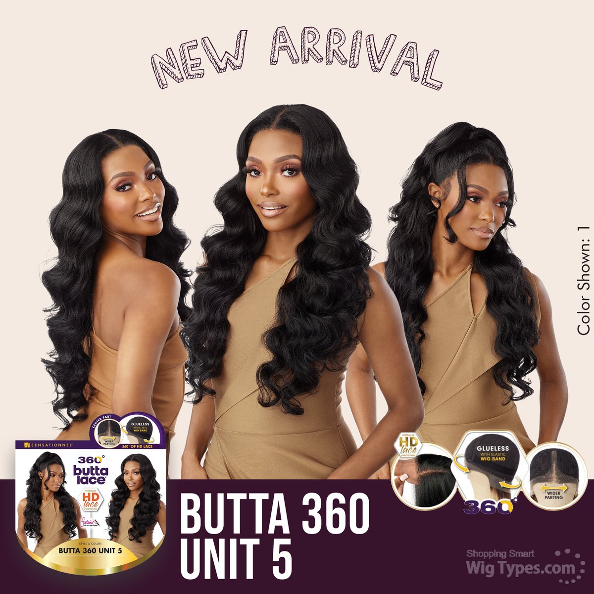 Attention 📢 Two new Sensationnel 360 Butta wigs are out now!

➡️ Sensationnel - BUTTA 360 UNIT 4
Color Shown: 2

➡️ Sensationnel - BUTTA 360 UNIT 5
Color Shown: 1

🛍️ @ wigtypes.com
.
.
#wigtypes #wigtypesdotcom #wigs #sensationnel #syntheticwigs #360wig #gluelesswig