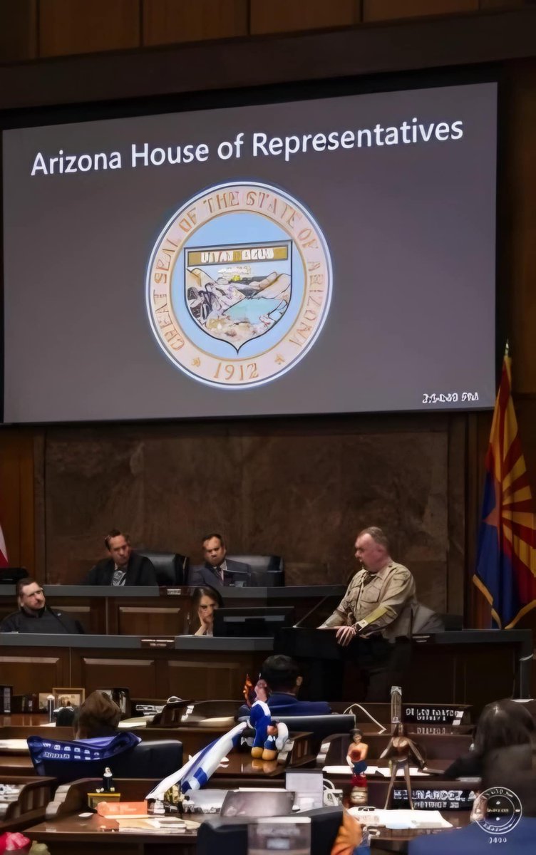 Yuma County Sheriff heads to Phoenix to brief Arizona legislators on southern border situation - Article by Yuma Sun
Read full article: yumasun.com/.../article_89…...
📷: Arizona House of Representatives published by Yuma Sun