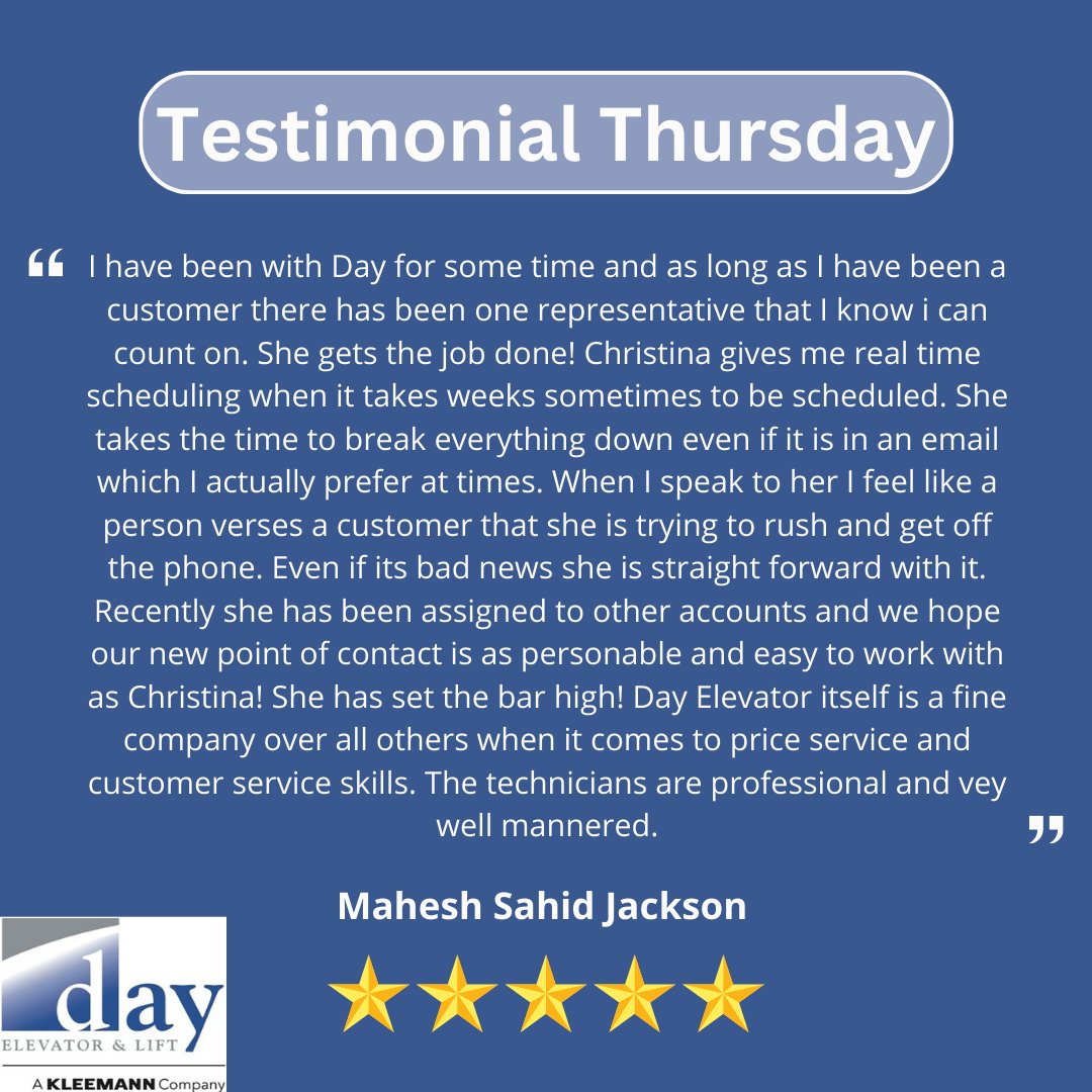 DAY Elevator & Lift tweet media