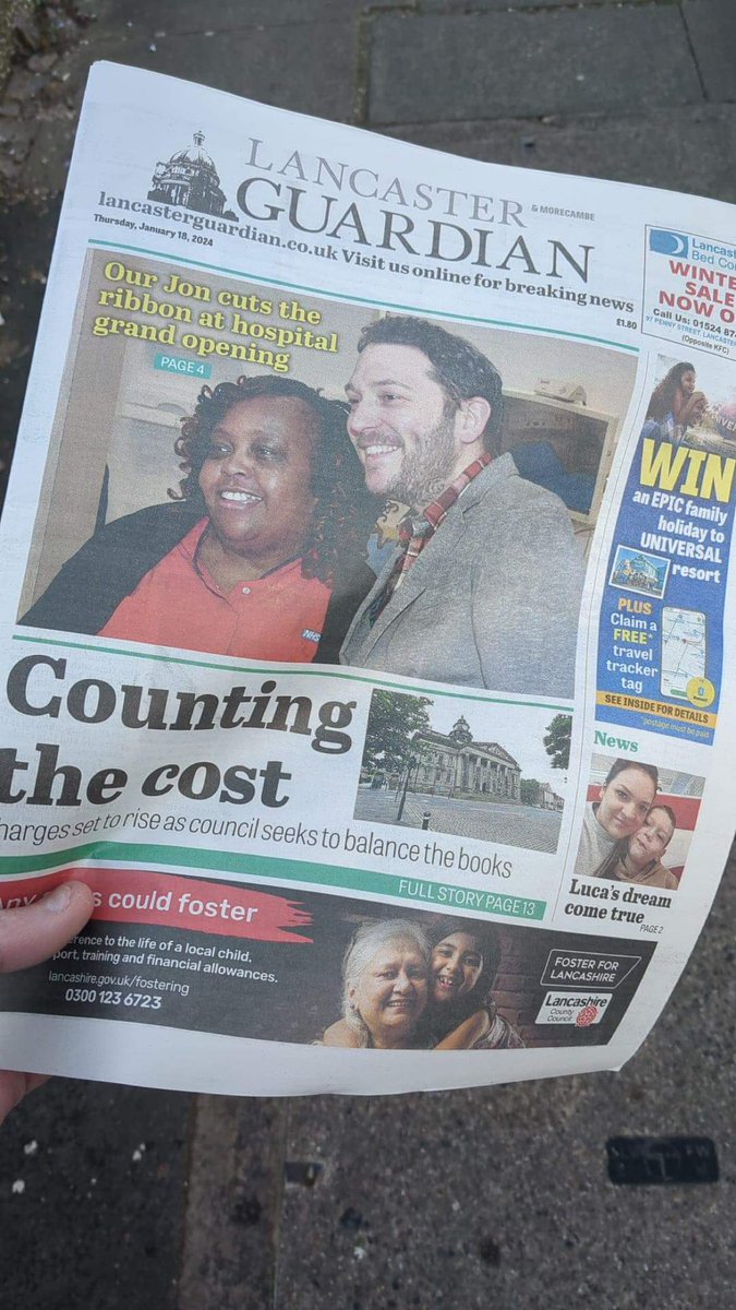 Our very own @DarmonTabetha @UHMBT ….. famous!!