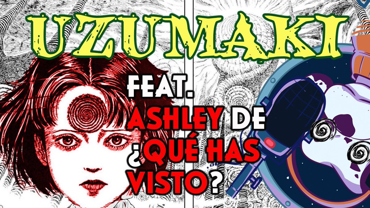 DamkaPod's tweet photo. Esta semana continuamos nuestro mes de la manga con una historia escalofriante. 

Uzumaki de Junji Ito es el molde a seguir en cuanto a horror en comics. 

Invitamos a Ashley de @quehasvistopod para descifrar cómo mejor regar la maldición del espiral. 

¡Enlaces en los replies! https://t.co/J2b14pgifa