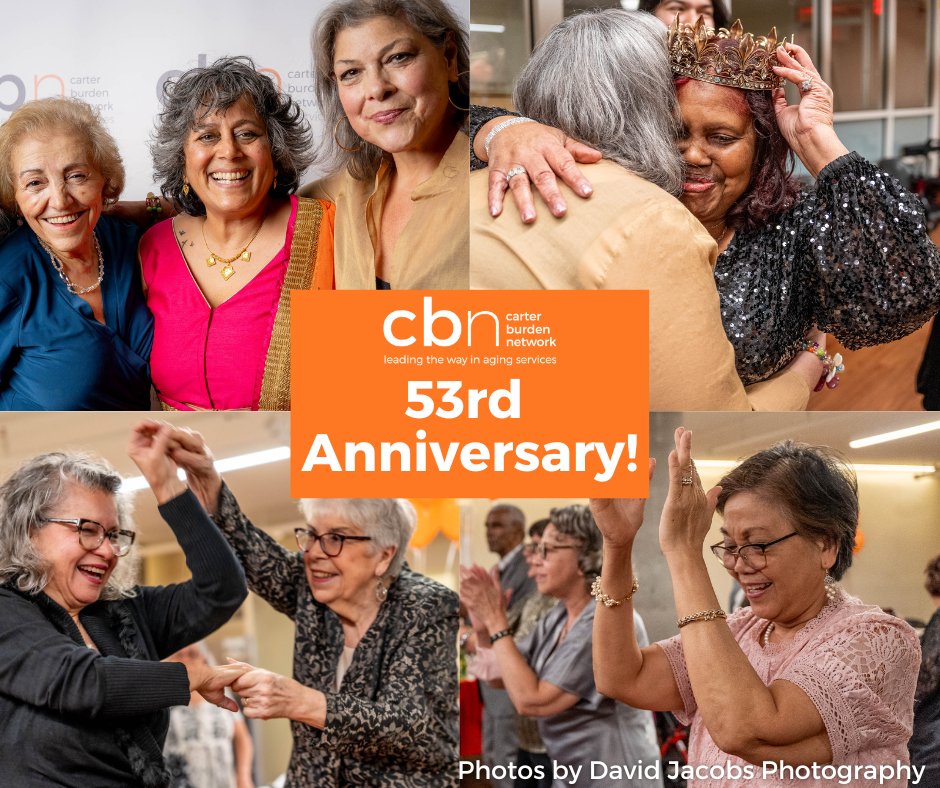 Happy 53rd Anniversary of CBN! As the older adult population in NYC grows, CBN is dedicating this year to expanding and creating inclusive opportunities for all older adults. To learn more about our goals for 2024, read our Annual Report FY 2023 at bit.ly/48SbfBo!