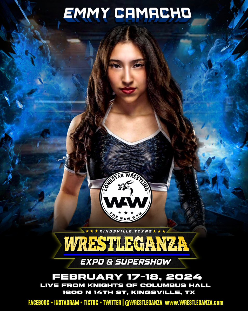 Representing <a href="/WAWIsWaco/">LonestarWrestlingWAW</a>, Emmy Camacho!!