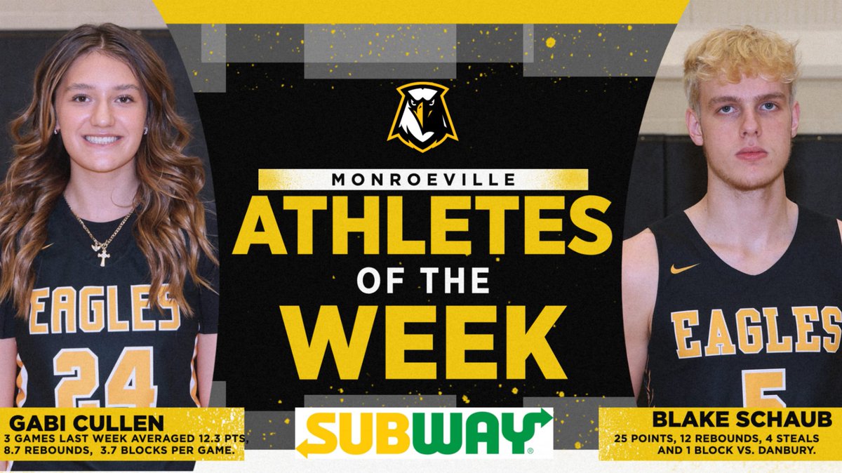 mhsgoeagles's tweet photo. Congratulations to our Athletes of the Week. https://t.co/B1pkonlmvu