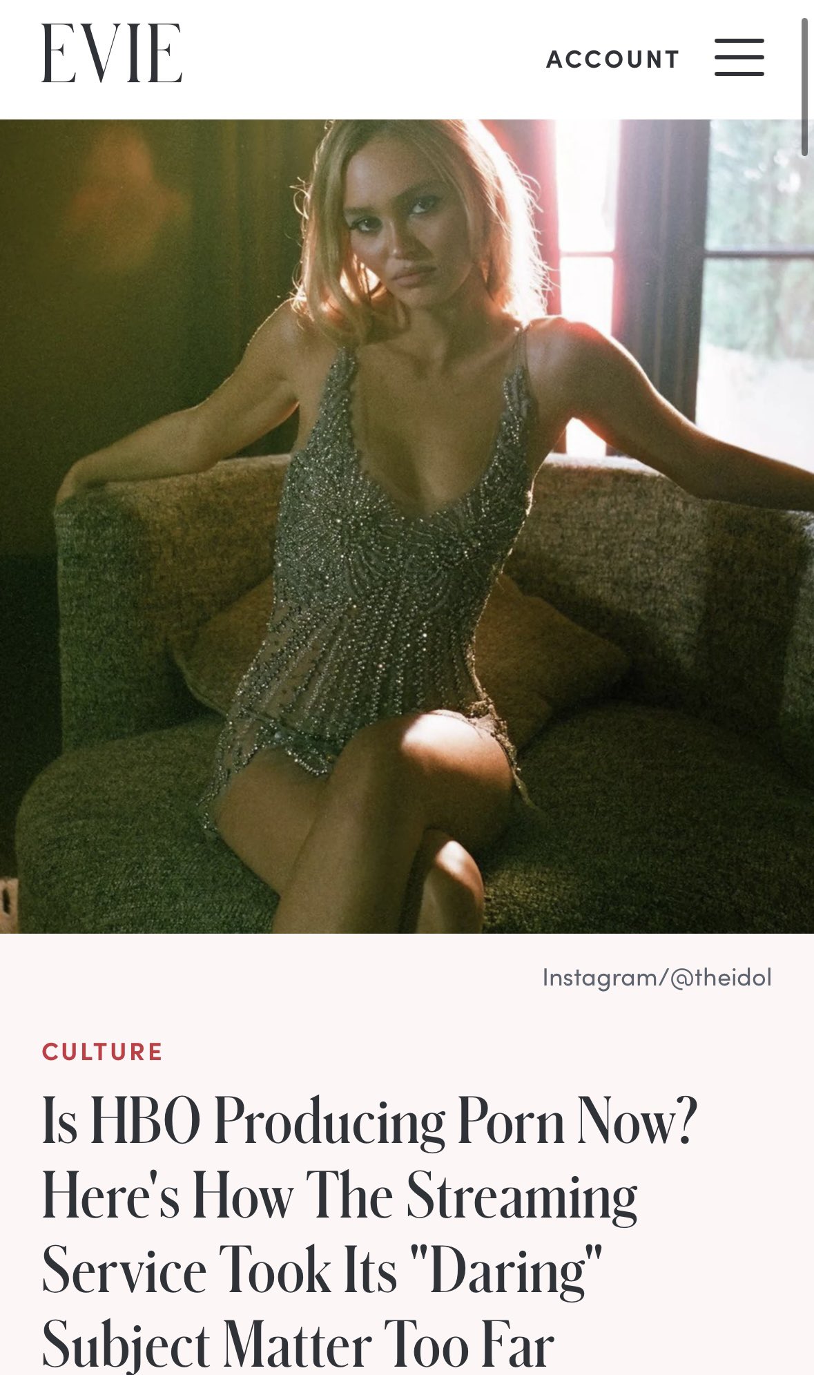 Evie Magazine على X: Is HBO Producing Porn Now? Heres How The Streaming  Service Took Its Daring Subject Matter Too Far “Levinson has quite a  checkered history with female nudity in his