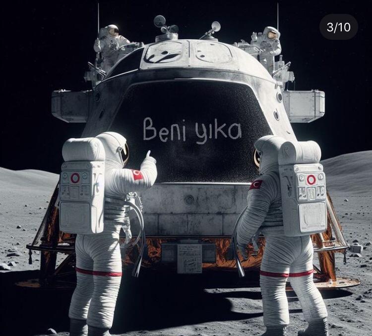 Öyle editler yapmışlarki vallahi eşsiz bir milletiz #UzayaÇıkıyoruz