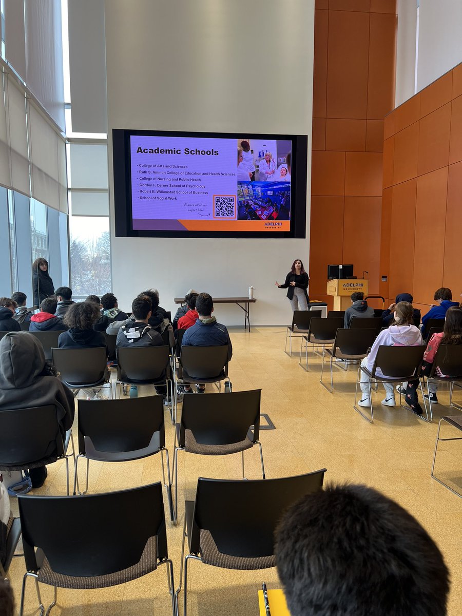Kristy Pagliari (@kristypagliari) on Twitter photo Had the opportunity to take some of our 8th grade students to tour Adelphi. Wonderful information session and tour.
<a href="/dmurph88/">Dr. Murphy</a> <a href="/HPS_Eagles/">Hauppauge Schools</a> <a href="/gcamp0188/">Gary Campanelli</a> Had the opportunity to take some of our 8th grade students to tour Adelphi. Wonderful information session and tour.
<a href="/dmurph88/">Dr. Murphy</a> <a href="/HPS_Eagles/">Hauppauge Schools</a> <a href="/gcamp0188/">Gary Campanelli</a>