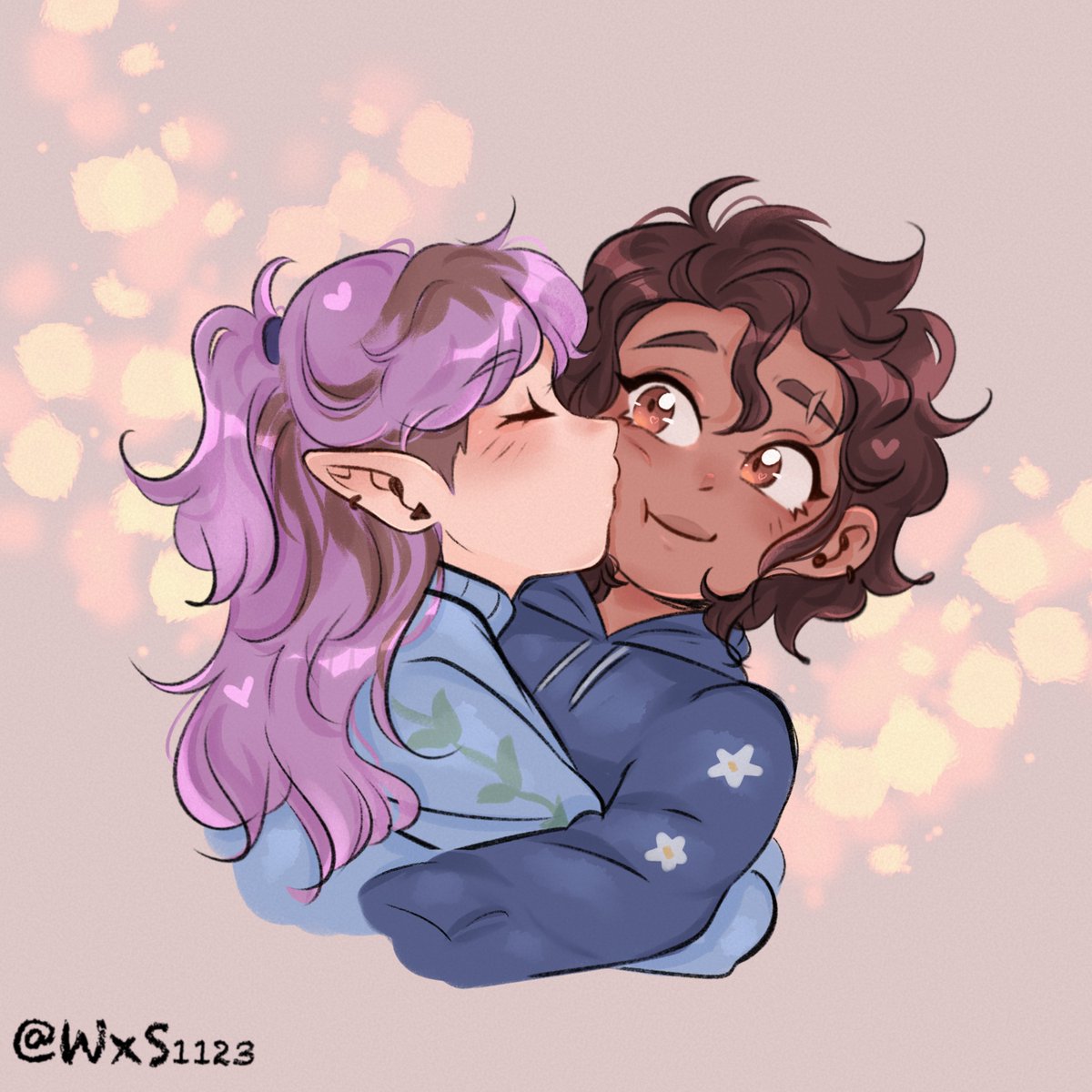More and more kisses 💋💙💜
(1/2)
.
.
[#TheOwlHouse #TOH #Lumity #Luz #Amity ]