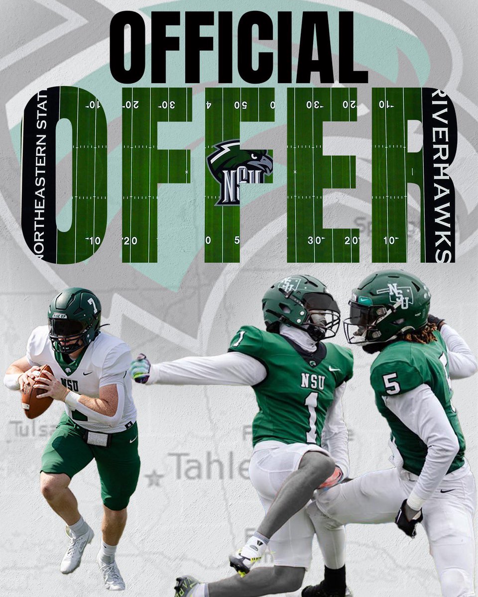 After a great conversation with @CoaChev6, I am blessed to say that I have received another offer from Northeastern State University. Beyond thankful and blessed!! <a href="/Bgrady21/">Coach Grady</a> <a href="/CoachCalebHunt/">Caleb Hunt</a> <a href="/rudy_rangel41/">Rudy Rangel</a> <a href="/kyle_cathers/">Kyle Cathers</a> <a href="/TCougarfootball/">TCHS Cougar Football</a> #AGTG ❕❕