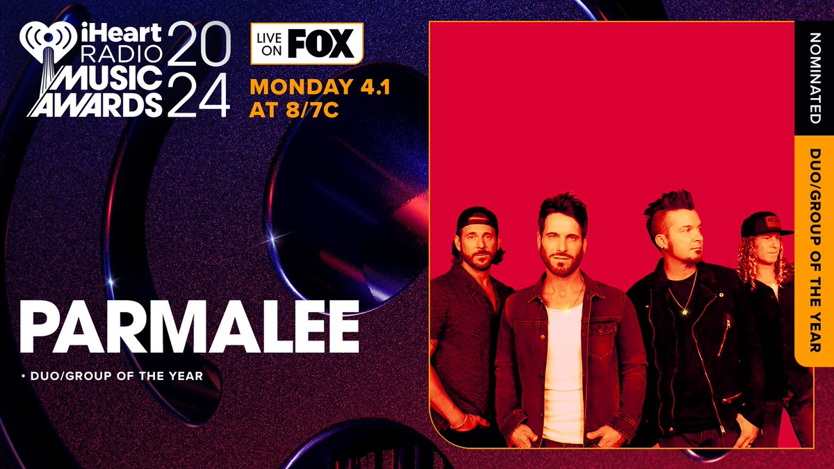 parmalee's tweet image. Thanks @iHeartRadio for this nomination! This means the world to us. ❤️
