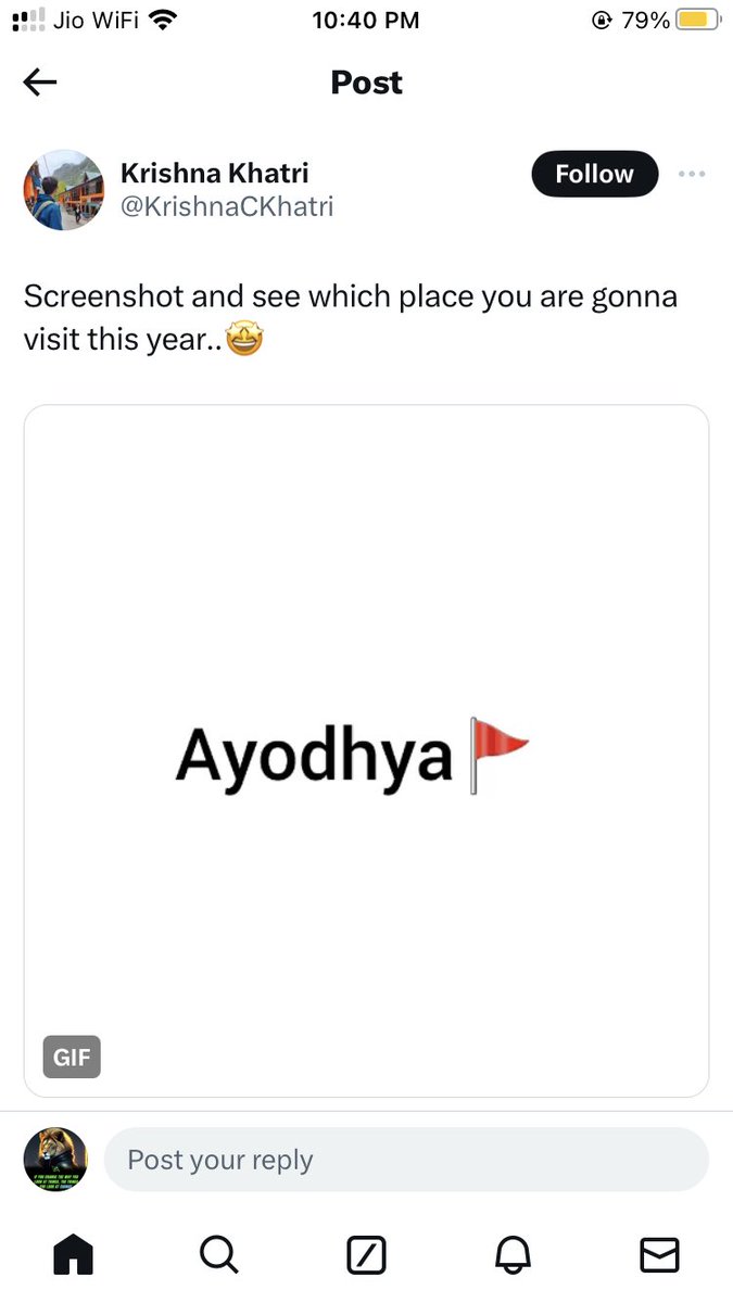 This is not going to happen.. but if I get to visit Ayodhya, I would be really the happiest person😭😭😭 God! Make this happen🥺🤌🏻❤️