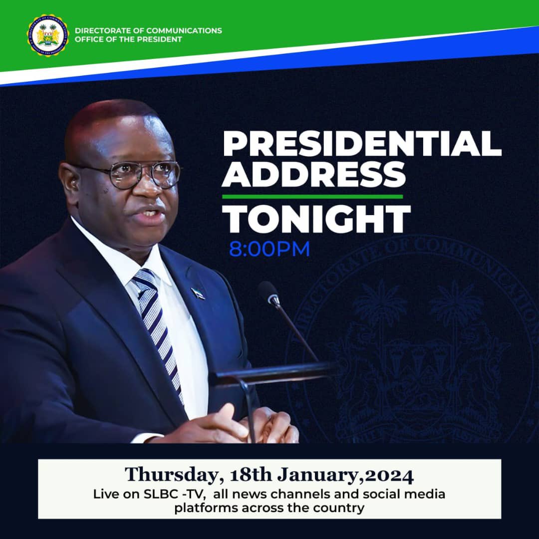 Presidential Address Tonight