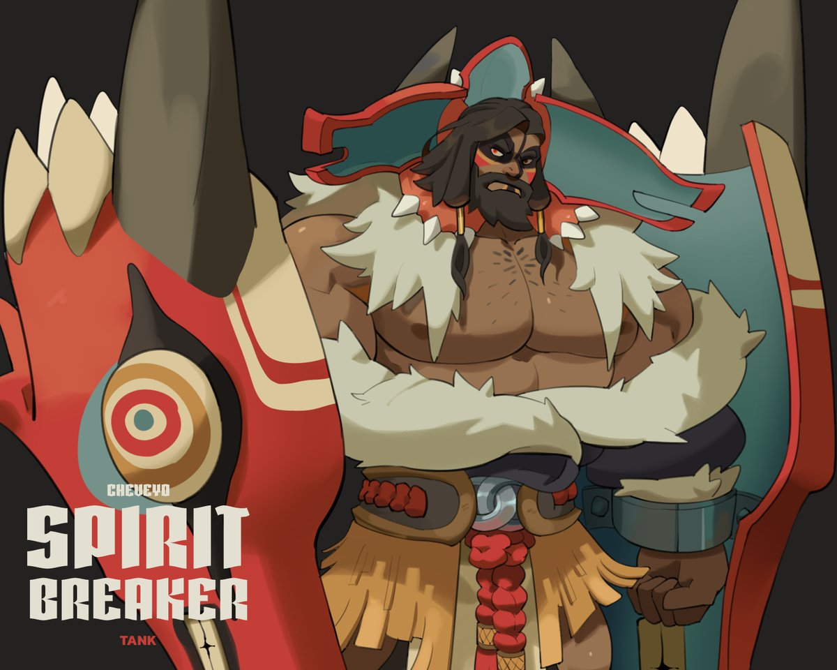 RCamerion's tweet photo. New OC, Cheveyo the spirit breaker

(Uni work) https://t.co/RfvOVQD9Sh