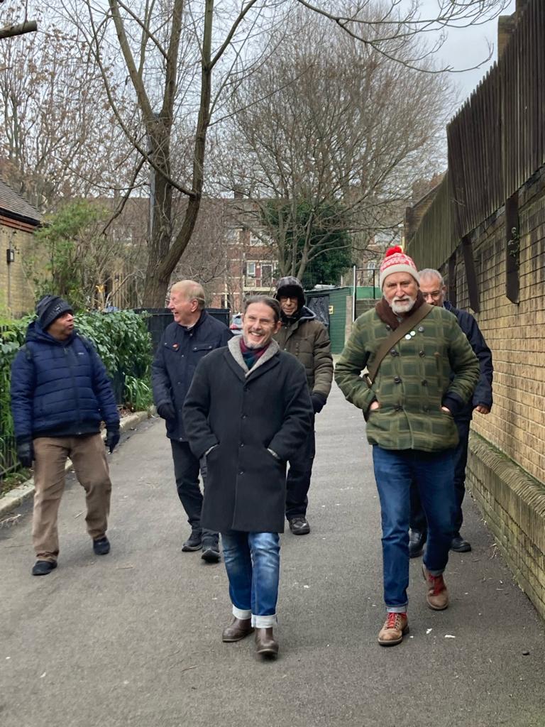 On the move! The men's walking group off for a winter wander this week #se16 #walkinggroup #stayactive