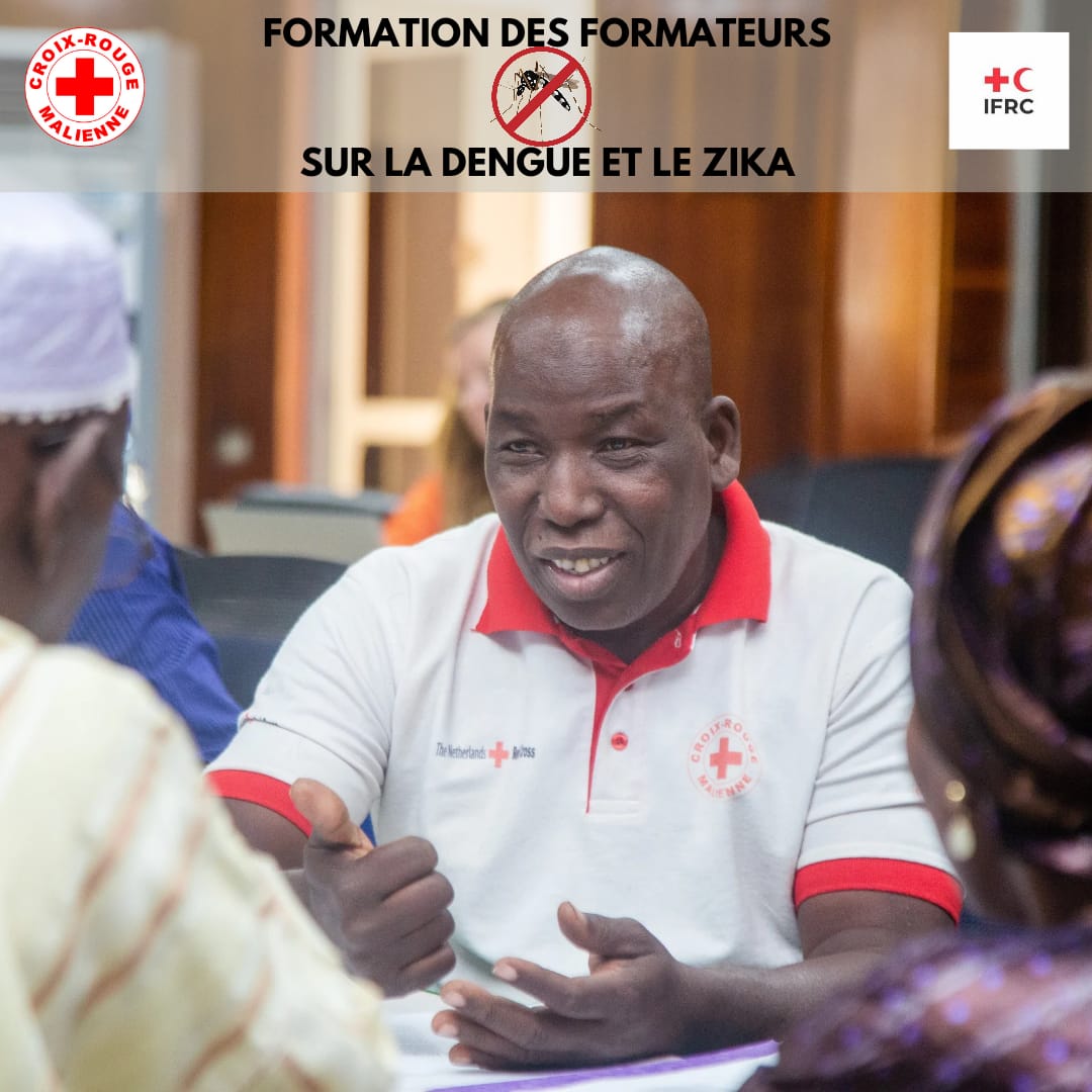 CroixRougeMali's tweet photo. INTENSIFICATION DE LA LUTTE CONTRE LA DENGUE ET LA MALADIE A VIRUS ZIKA.

Les capacités de l’équipe des formateurs sont renforcées pour sensibiliser et protéger les communautés contre la dengue et la maladie à virus Zika grâce au @IFRC_DREF . https://t.co/Wp607O89kw