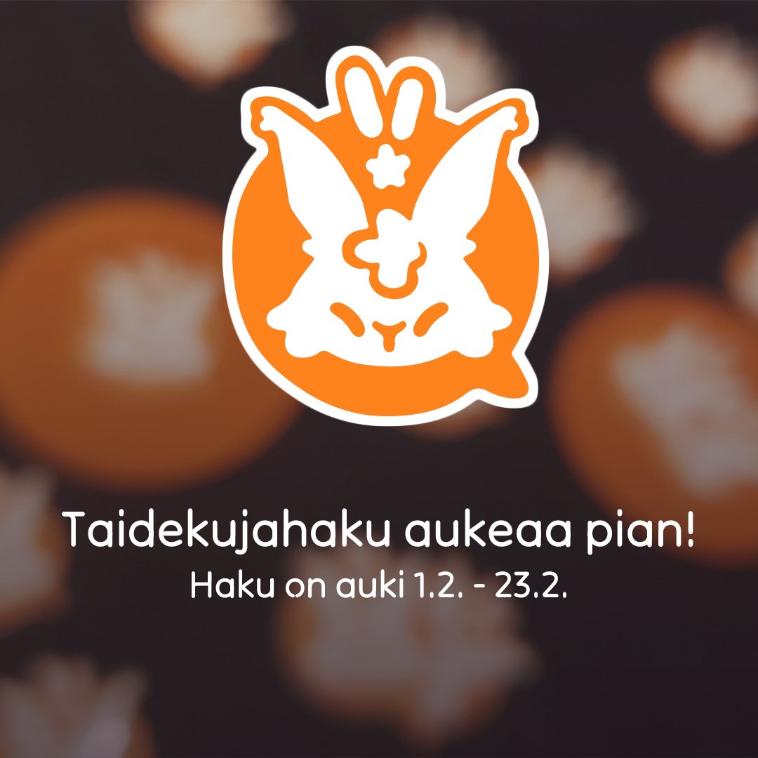 Taidekujahaku aukeaa helmikuussa 1.2. ja on avoinna kuun loppuun 23.2. asti. 🎨
Tutustu hakuohjeisiin verkkosivuillamme osoitteessa kotae.fi/haut/taidekuja…

#Kotaeexpo #Kotaeexpo2024