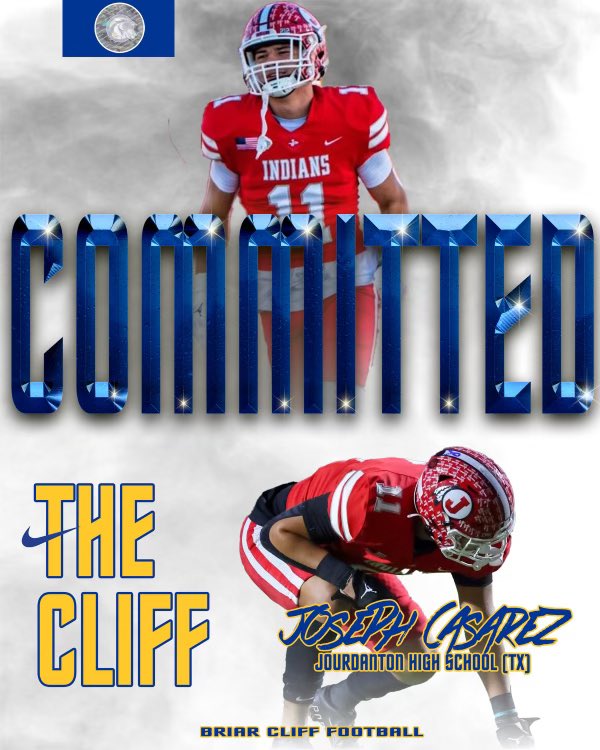 Committed‼️
<a href="/CoachKoziol/">Nathan Koziol</a> <a href="/CoachLaDage/">Shane LaDage</a> <a href="/BriarCliffFB/">Briar Cliff Football</a>
