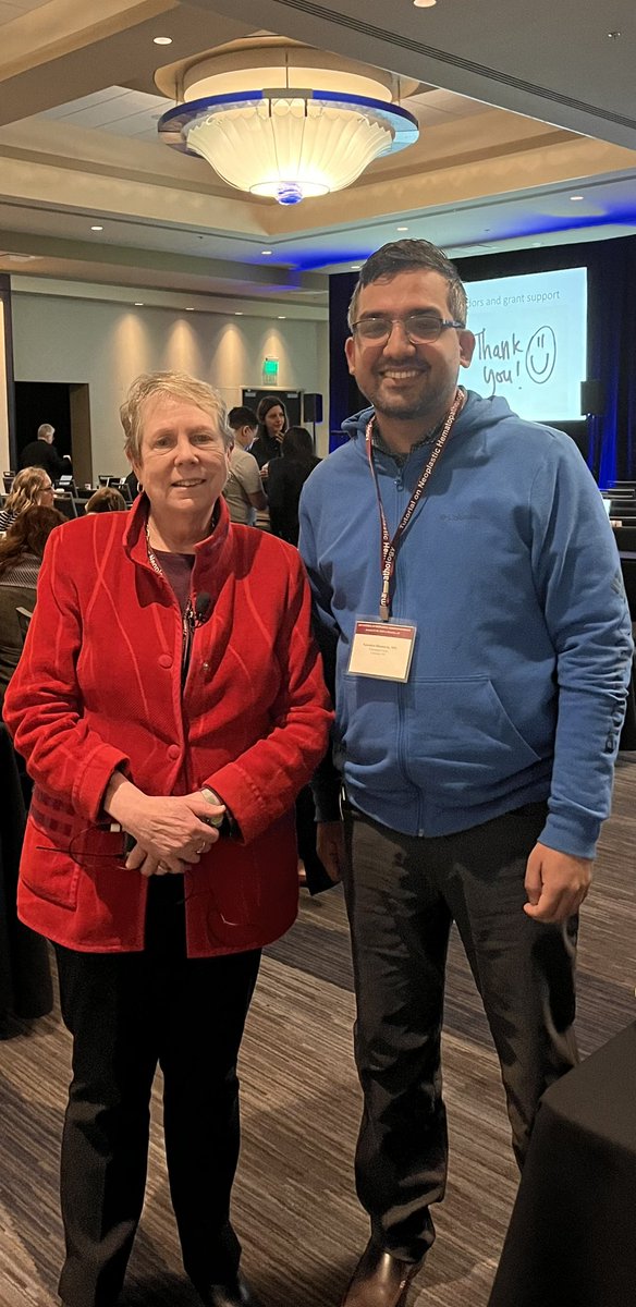 "Captured a moment with the legend herself. 
Dr. Elaine Jaffe 📸✨ #IconicEncounter"