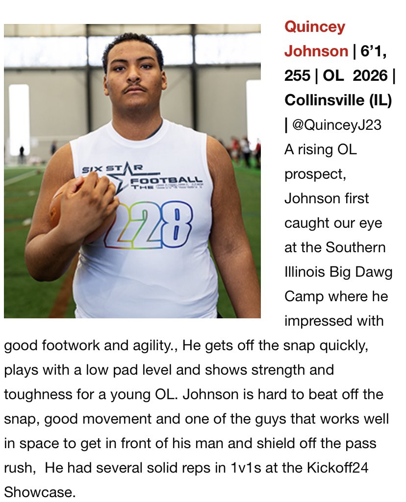 QuinceyJ23's tweet photo. Thank you @6starfootballMO for another great write up!!!

@KahokGridiron @CoachRhodes_FB https://t.co/HgmHQYUzLB