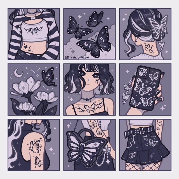 Dark color palettes >>>☺️🖤 might make more if I get any good ideas