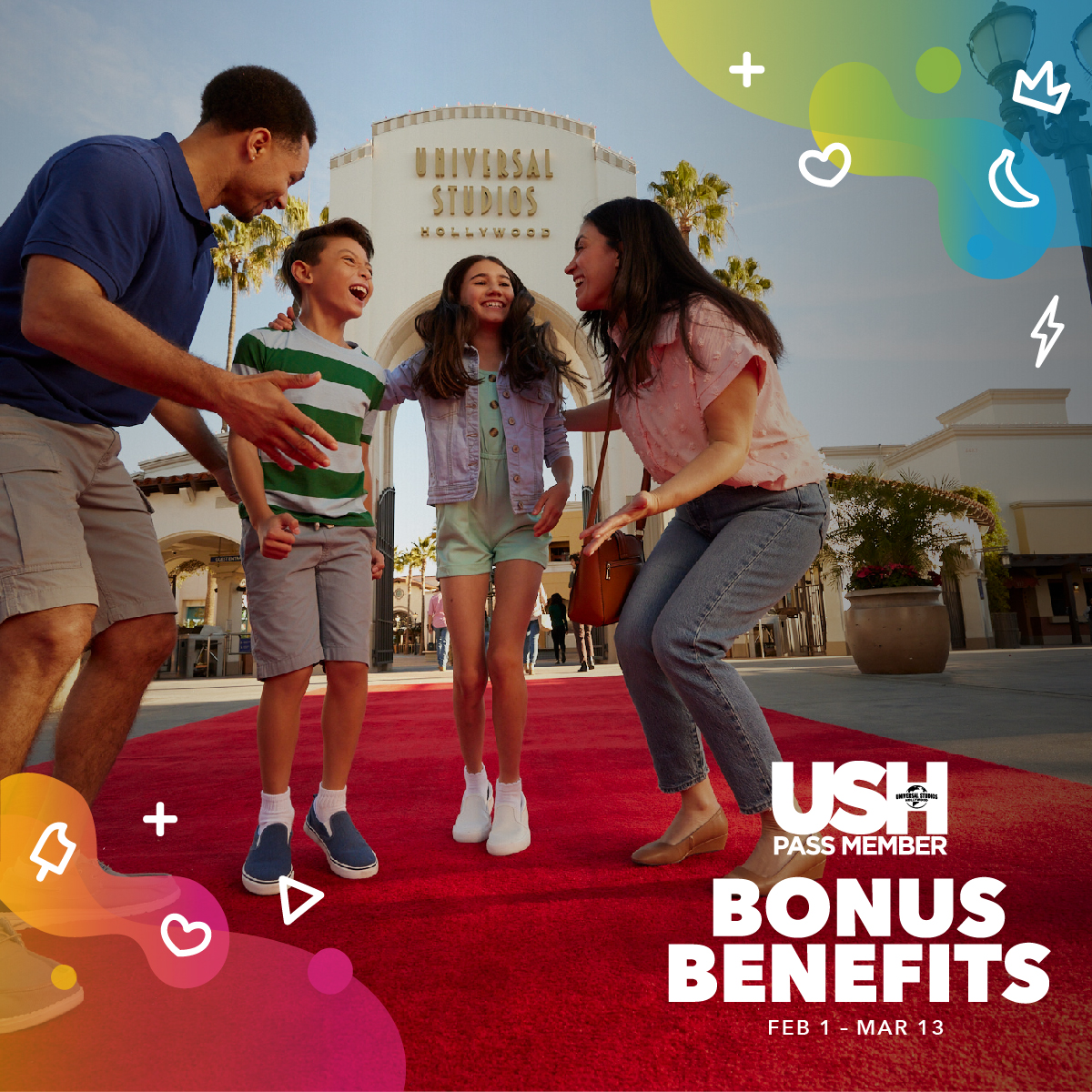 Attention Pass Members! You’ll love these special offers on food and drink, discounts on merch, and fun freebies available in the Park and on CityWalk from Feb 1 – March 13. Check the Bonus Benefits page for full offer details: spr.ly/6014riPbI