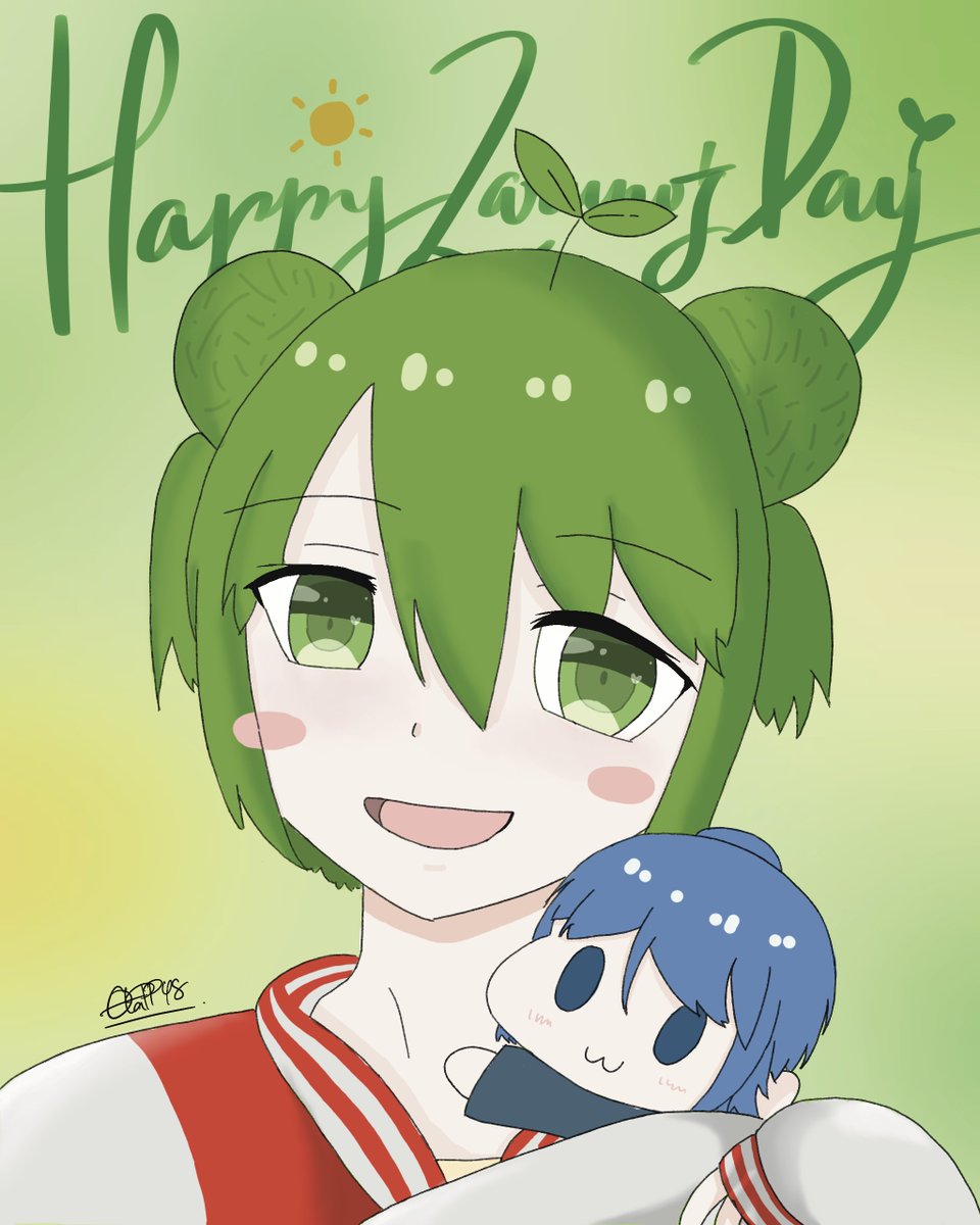 ota_pp48's tweet photo. วันอะไรนะ มีลูกโป่งด้วย >< 🎉🌱⛅️
#harechanFA https://t.co/1kvN8XxPv1