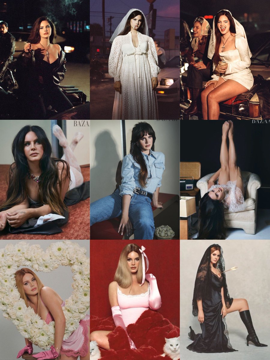 ROBCRAVEE's tweet photo. the holy trinity of lana del rey photoshoots. https://t.co/BqfvRZsrTc