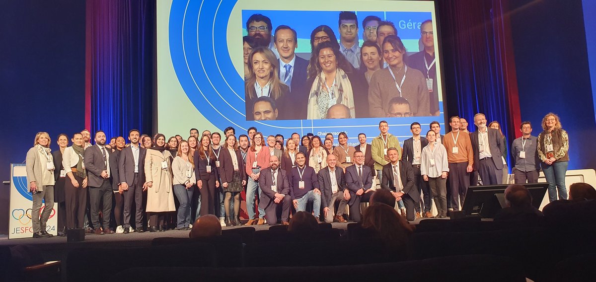 FHU_CARNAVAL's tweet photo. ▶️ Cérémonie de remise des prix et bourses #JESFC24 
Très fiers de nos équipes de la FHU : 
👏 K. Dhayni : prix de thèse @SFCardio
👏 J. Alexandre : bourse Cœur et recherche cat. cœur et cancer
👏 N. Lambin et F. Pinet: bourse Cœur et recherche cat. insuffisance cardiaque https://t.co/DIUyUcnZ6u
