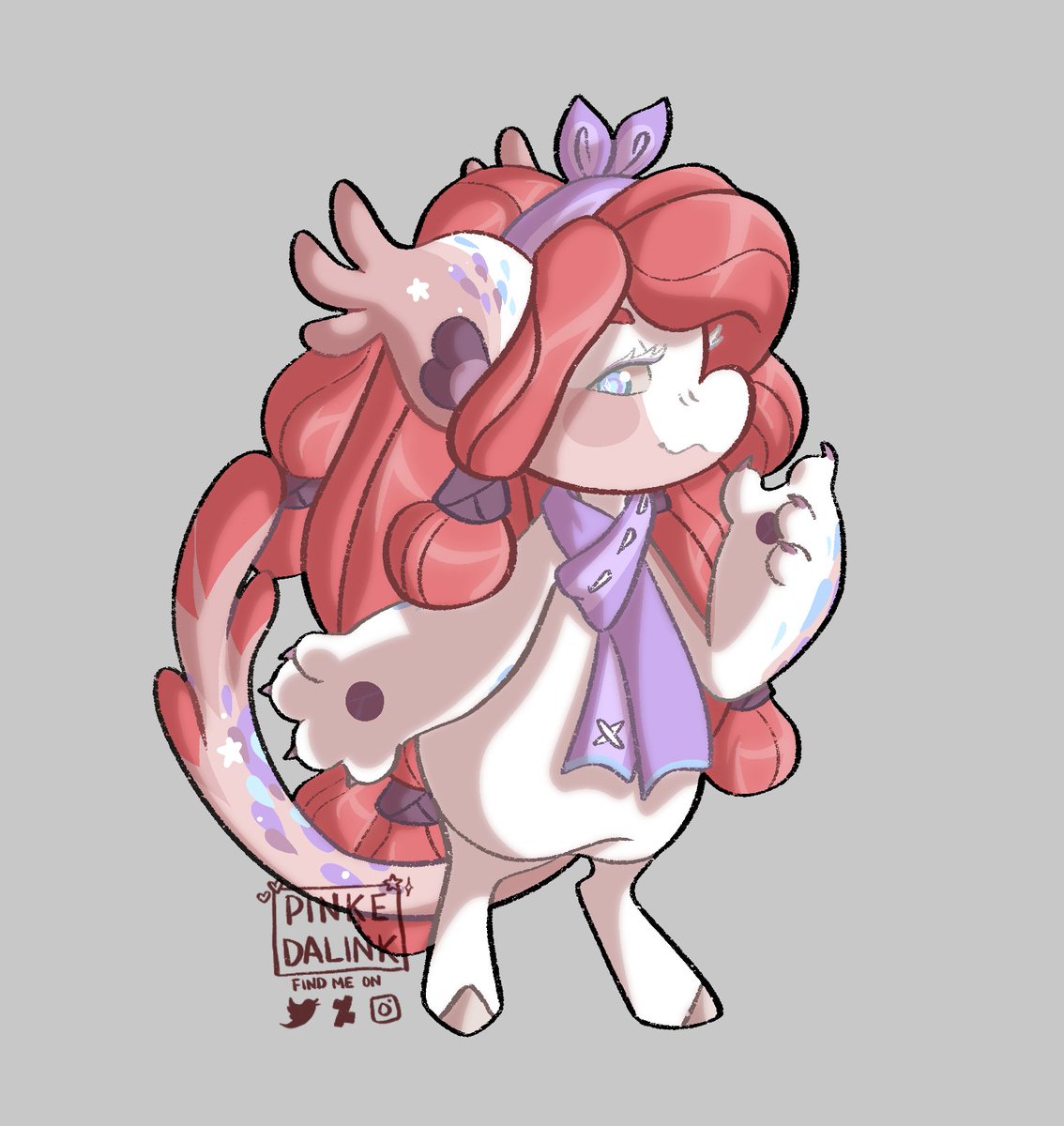 Pinkedalink's tweet photo. Commission for Samoria on dA! Such a soft, cute character. She was a lot of fun to draw. >w<
#procreate #bagbean #art https://t.co/rK4ncoVoO7