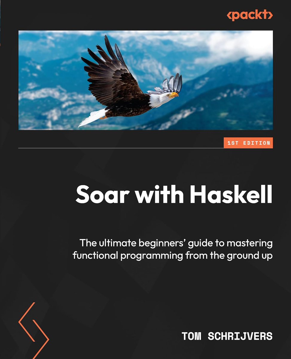 I'm proud to announce my new book: Soar with Haskell. 
I've packed 20+ years of programming, teaching and researching Haskell in this book to help you take off.🦅
packtpub.com/product/soar-w…
amazon.com/Soar-Haskell-b…
#haskell