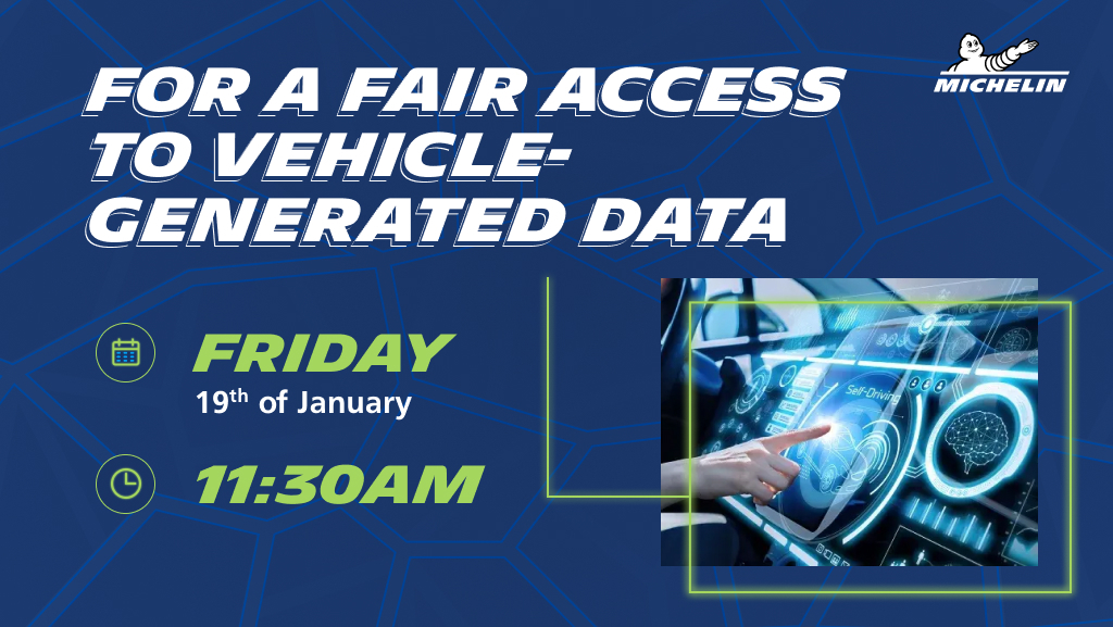 MichelinNews's tweet photo. 🚗@Michelin supports the European #mobility players' call for urgent action by the European Commission in favor of fair access to vehicle-generated #data.

Join the Independent Service Providers (ISP) Group press conference at 11:30 am to learn more 👉  https://t.co/8knUhCR7mM https://t.co/VwcjsRJEH6