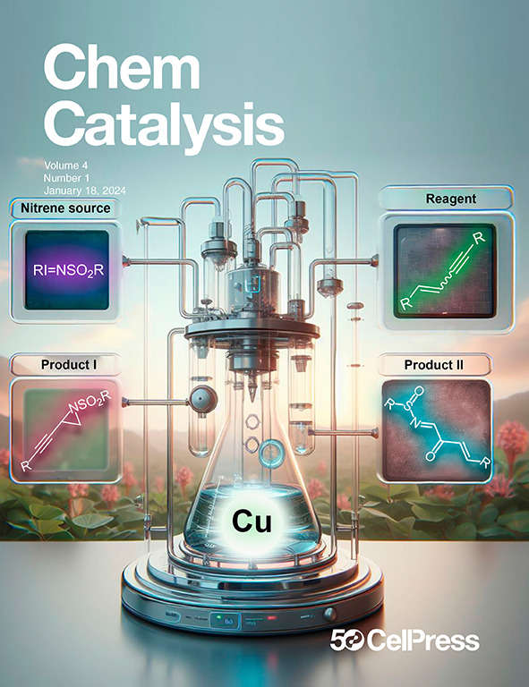 Chem Catalysis (@chemcatalysis) on Twitter photo Check out our first issue of 2024! Cover art features <a href="/PedroJPerez65/">Pedro J. Perez</a> 's work on nitrene transfer to 1,3-enynes, and articles from <a href="/SarbajitBanerj1/">Sarbajit Banerjee</a> <a href="/raphaelnagao13/">Raphael Nagao</a> <a href="/WangGroupWSU/">Yong Wang's Group - WSU</a> <a href="/SebastianCPeter/">Dr.Sebastian C Peter</a> <a href="/KramerChemistry/">Søren Kramer</a> <a href="/shoubhikdas4/">Das group</a> and more!
Read them all here: cell.com/issue/S2667-10… Check out our first issue of 2024! Cover art features <a href="/PedroJPerez65/">Pedro J. Perez</a> 's work on nitrene transfer to 1,3-enynes, and articles from <a href="/SarbajitBanerj1/">Sarbajit Banerjee</a> <a href="/raphaelnagao13/">Raphael Nagao</a> <a href="/WangGroupWSU/">Yong Wang's Group - WSU</a> <a href="/SebastianCPeter/">Dr.Sebastian C Peter</a> <a href="/KramerChemistry/">Søren Kramer</a> <a href="/shoubhikdas4/">Das group</a> and more!
Read them all here: cell.com/issue/S2667-10…